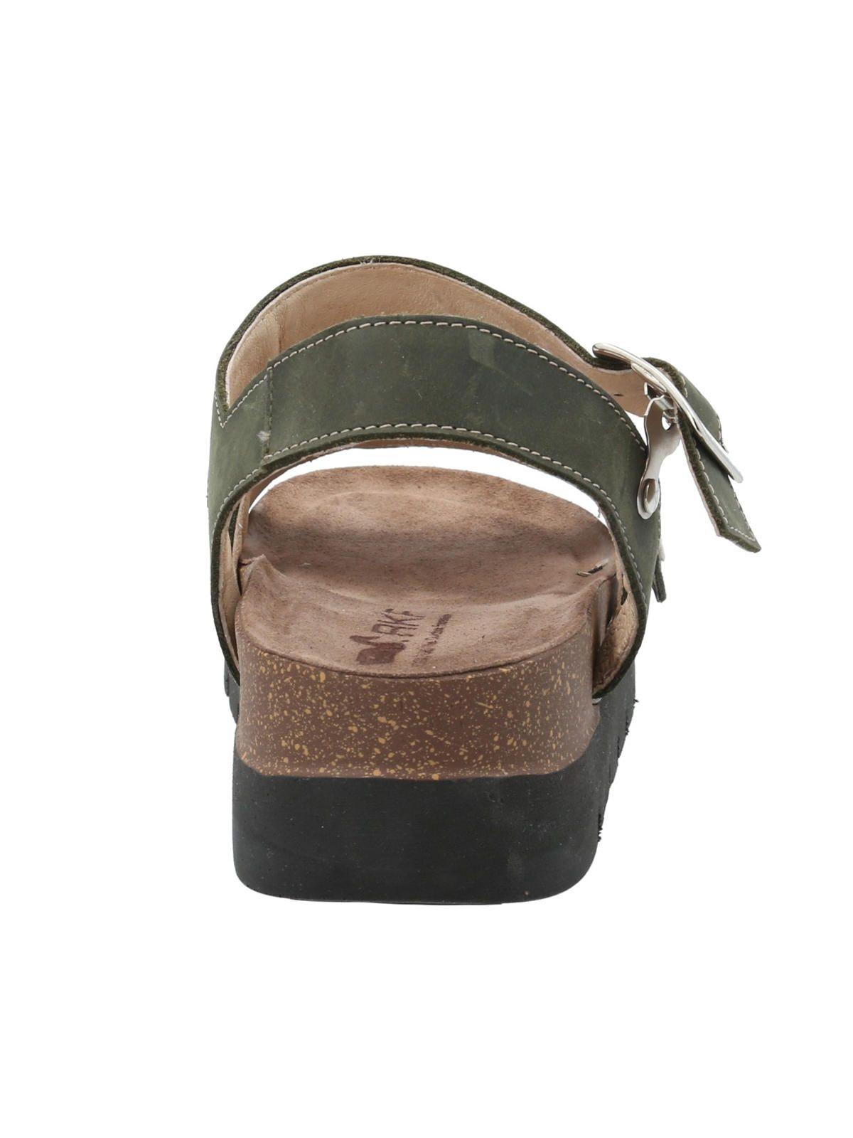 Sandalia Cuero Mujer Phoenix Verde-6