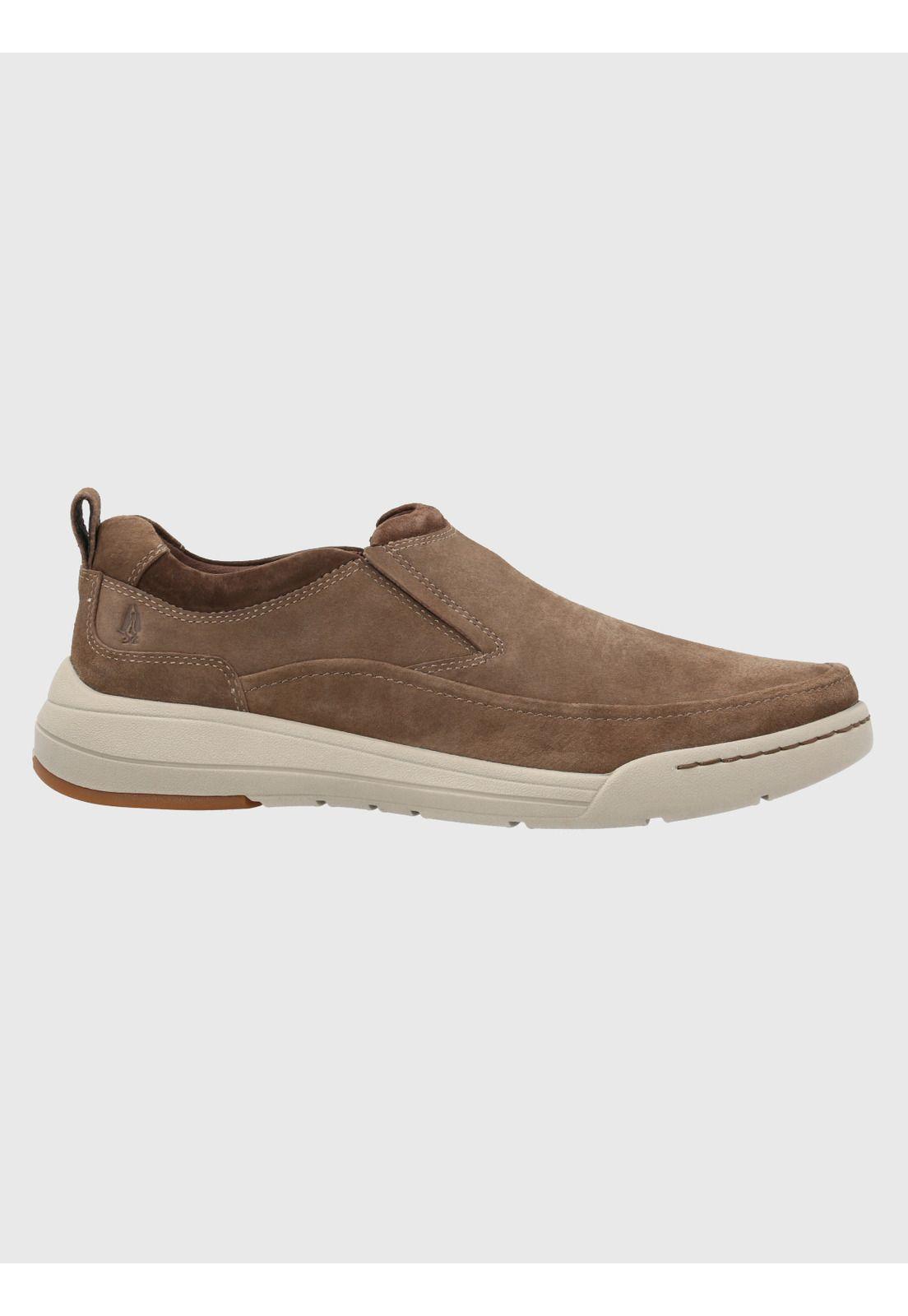 Zapato Cuero Hombre Hunt Café Oscuro-1