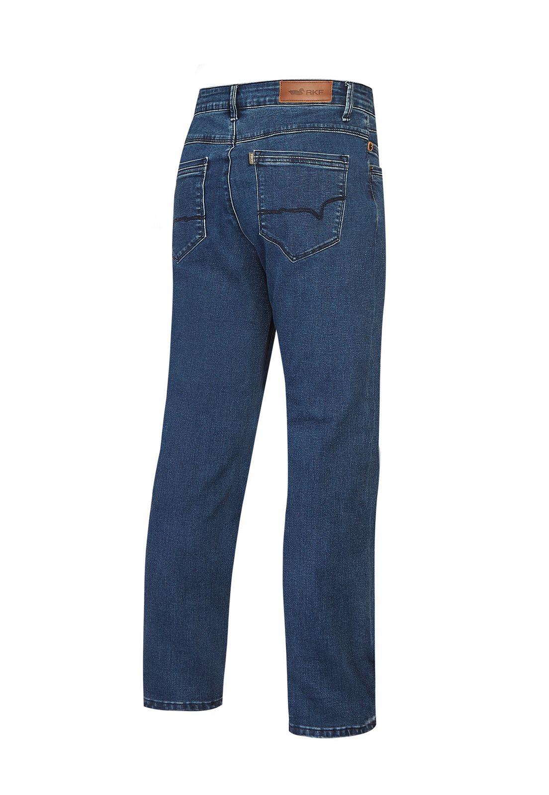 Jeans Algodón Hombre Bari Azul-1