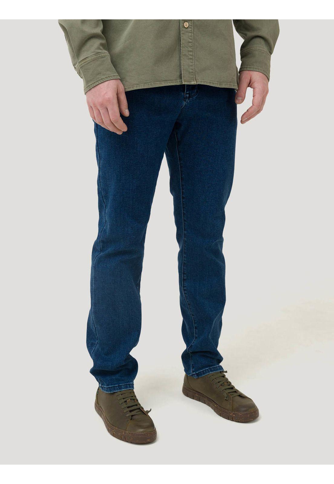 Jeans Algodón Hombre Bari Azul-4