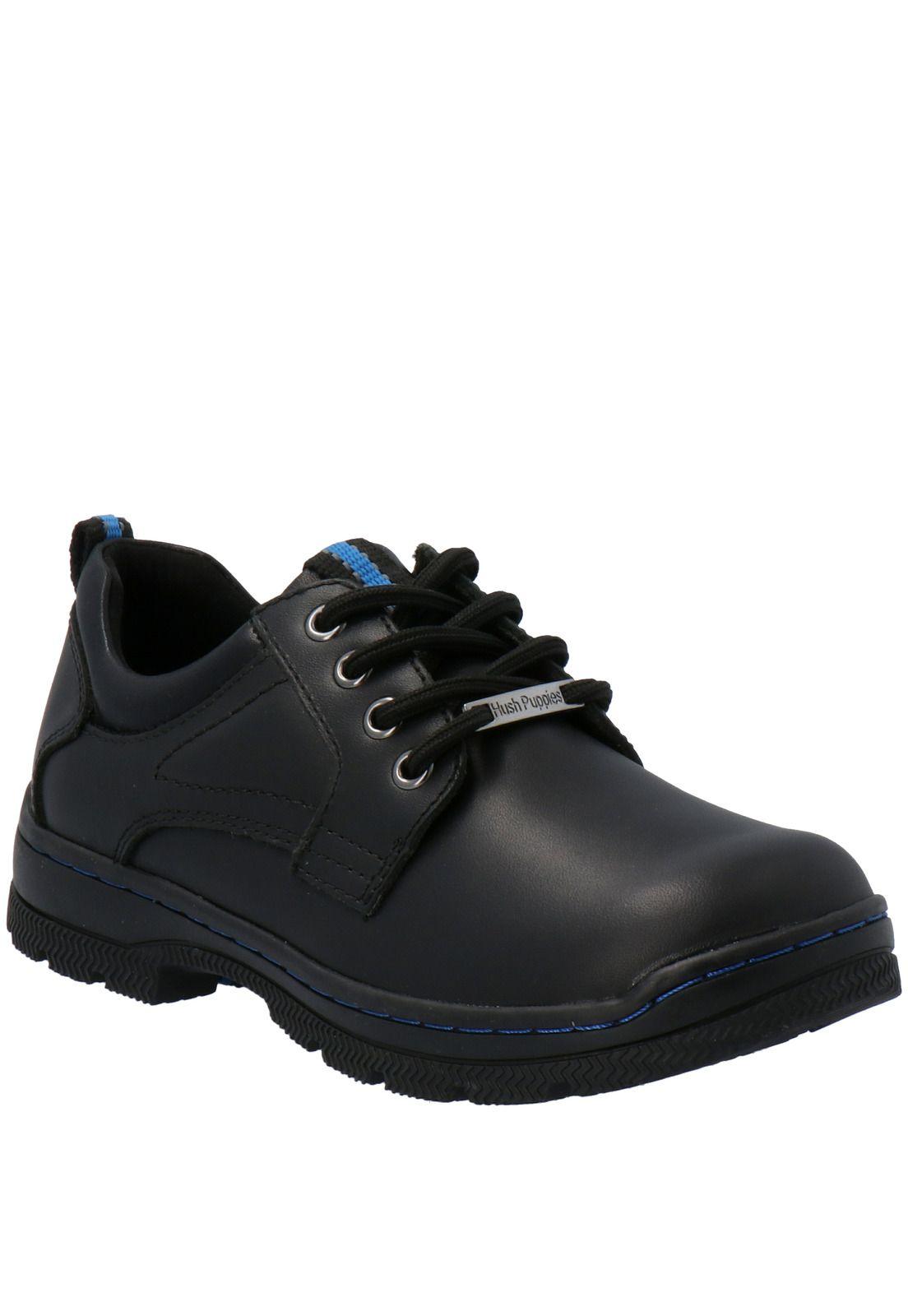 Zapato Escolar Cuero New I Wrk negro niño-3