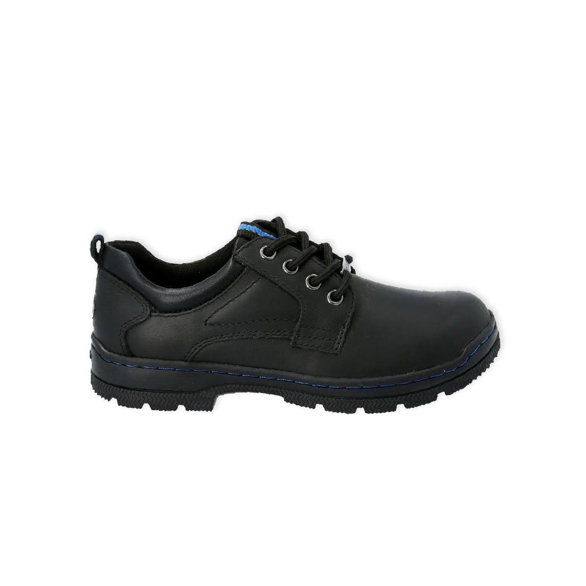 Zapato Escolar Cuero New I Wrk negro niño-0