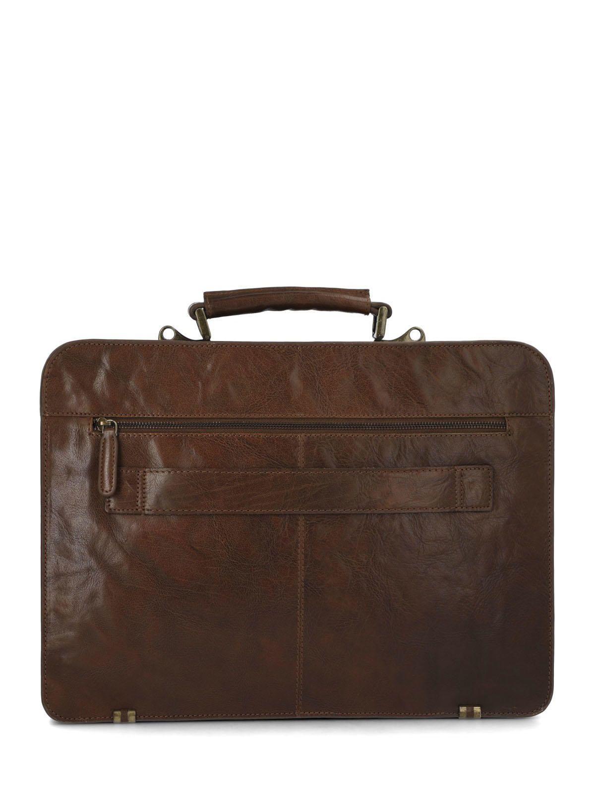 Maletin Cuero Hombre Vn George Bag Café-2