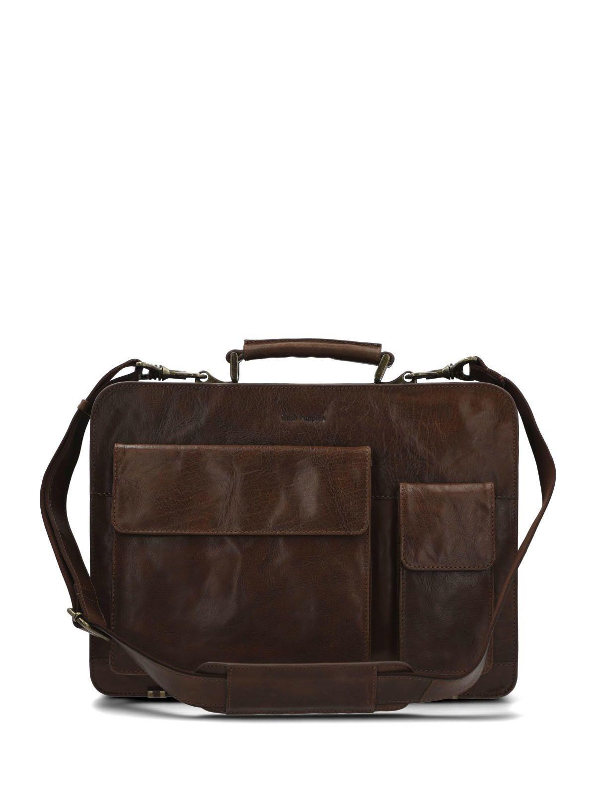 Maletin Cuero Hombre Vn George Bag Café-4