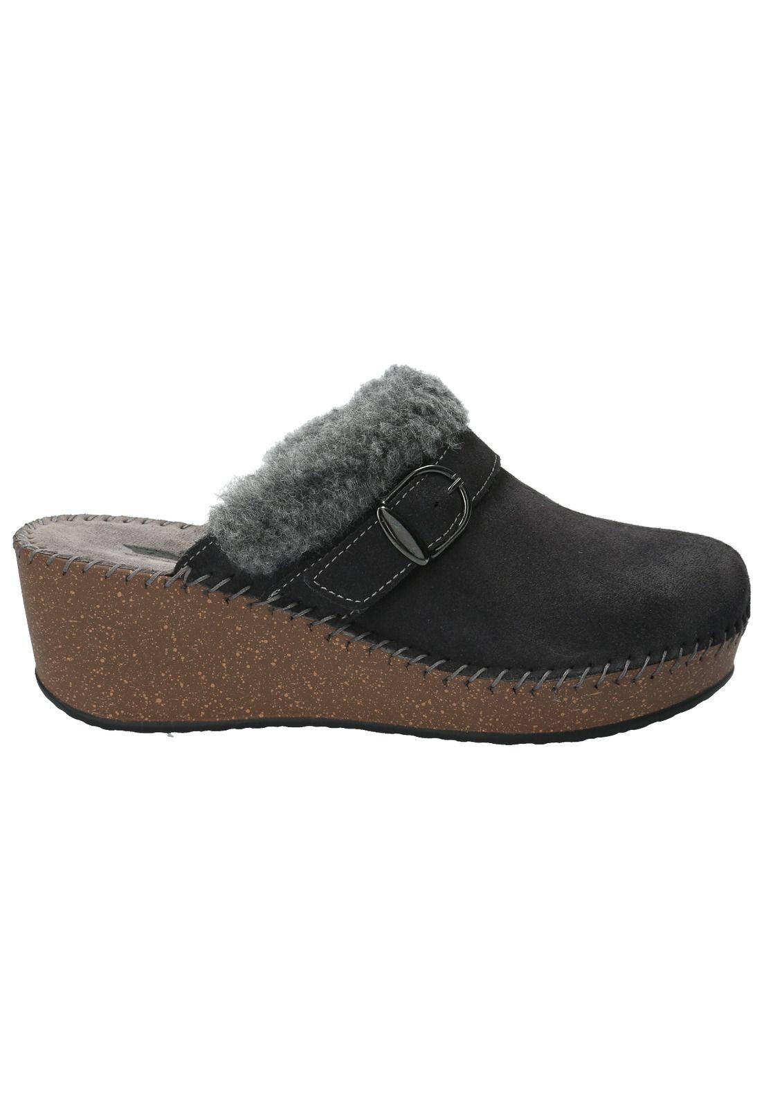 Zapato Cuero Mujer Celtigar Gris-0