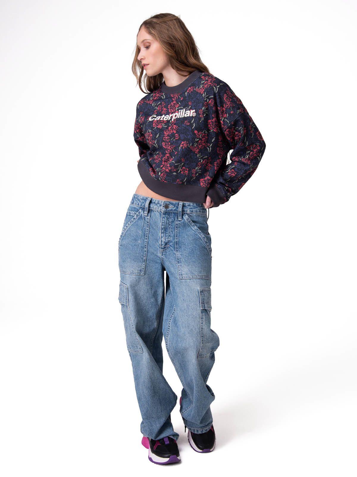 Poleron Relaxed Caterpillar Mujer Multicolor-5