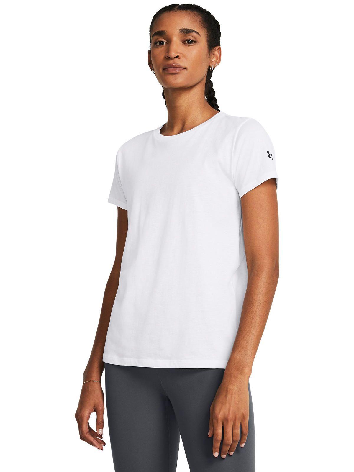 Polera UA Athletics mujer Blanco-3