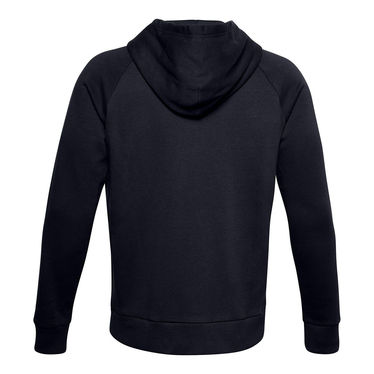 Polerón Training Rival Fleece Full Zip Negro Hombre-1