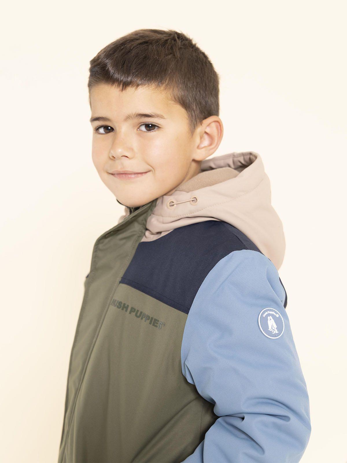 Parka Waterproof Silvestre Niño Verde-3