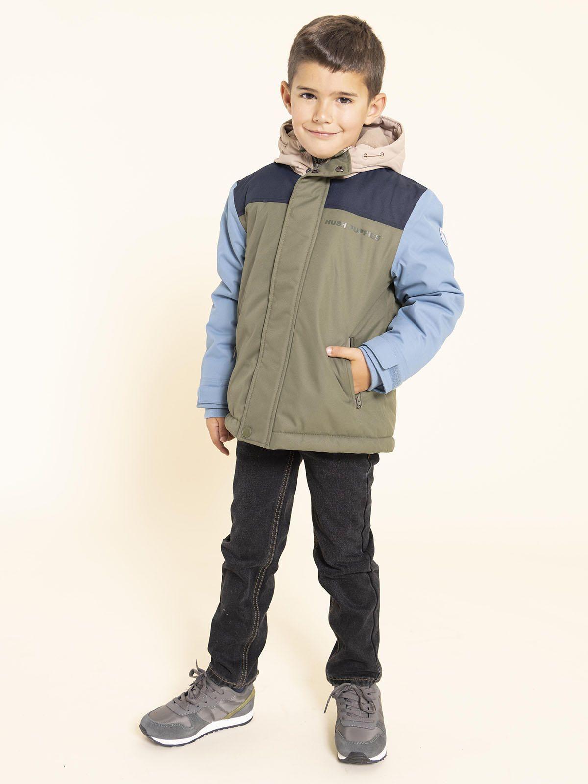 Parka Waterproof Silvestre Niño Verde-5