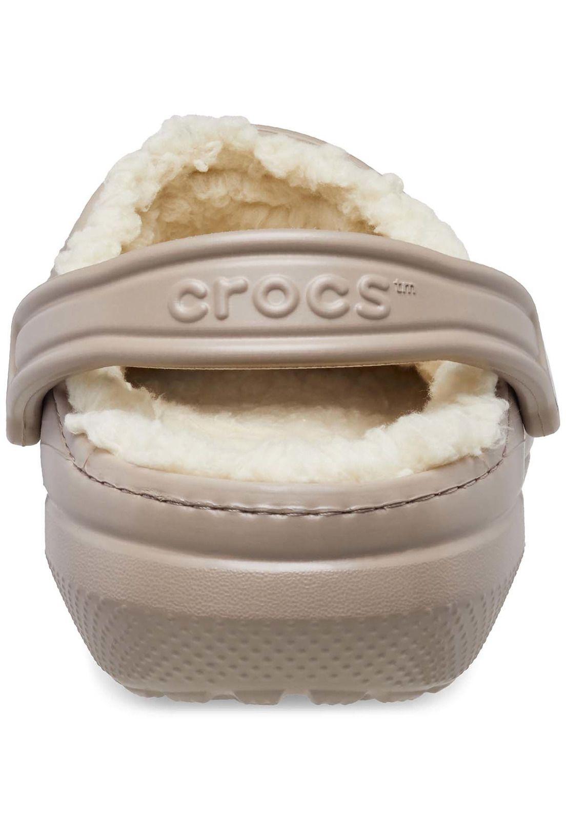 Zueco Crocs Mujer Classic Lined Chiporro Rosa-7