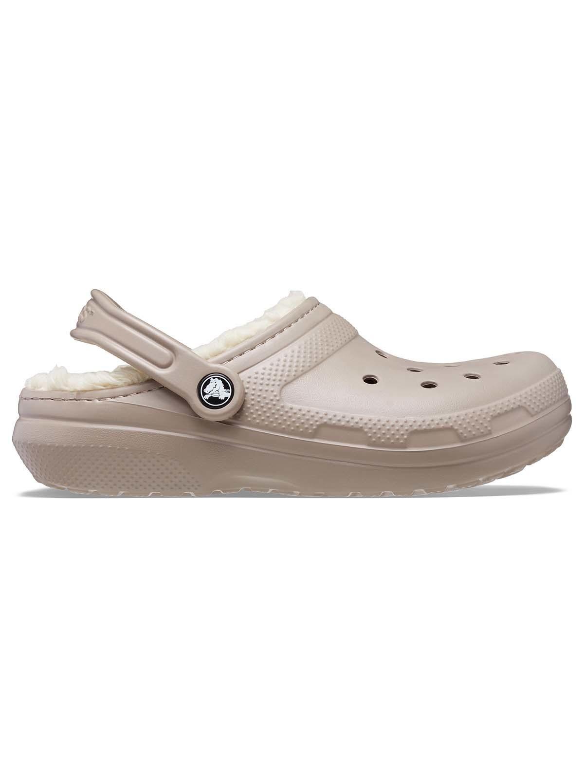 Zueco Crocs Mujer Classic Lined Chiporro Rosa-0