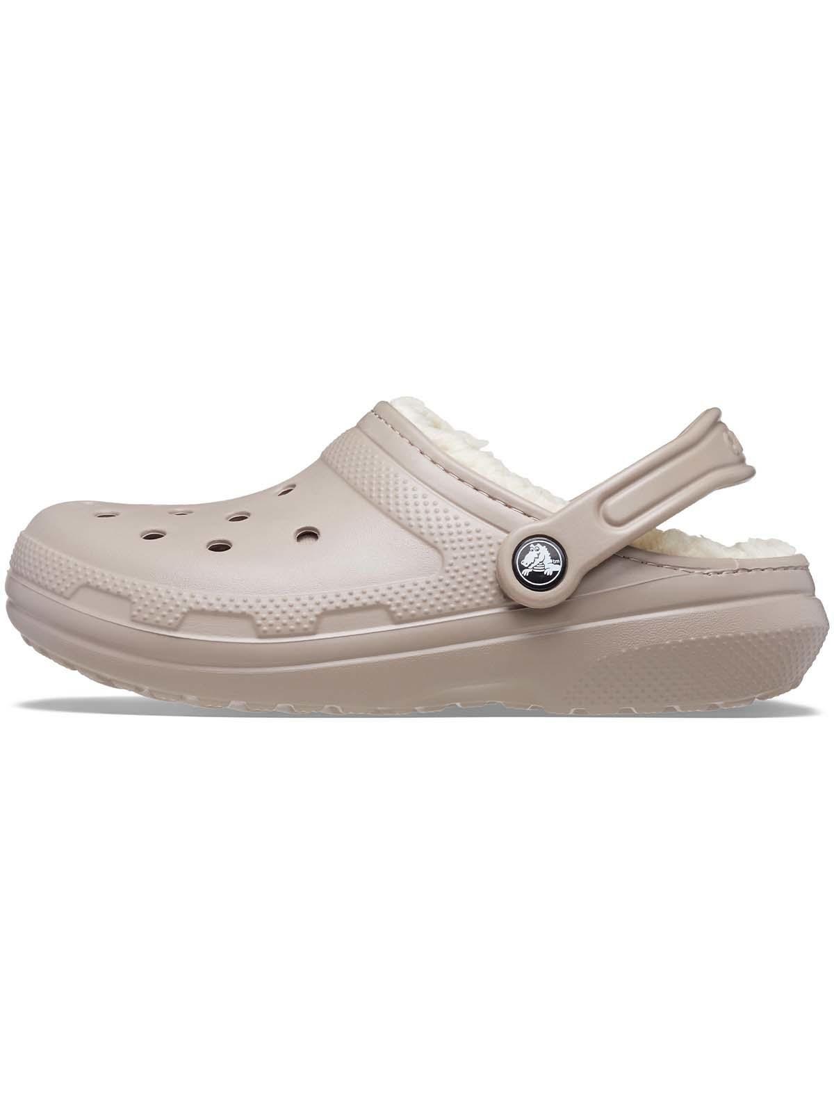 Zueco Crocs Mujer Classic Lined Chiporro Rosa-1