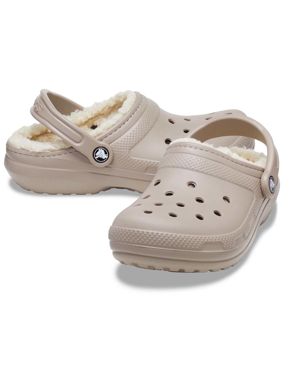 Zueco Crocs Mujer Classic Lined Chiporro Rosa-3