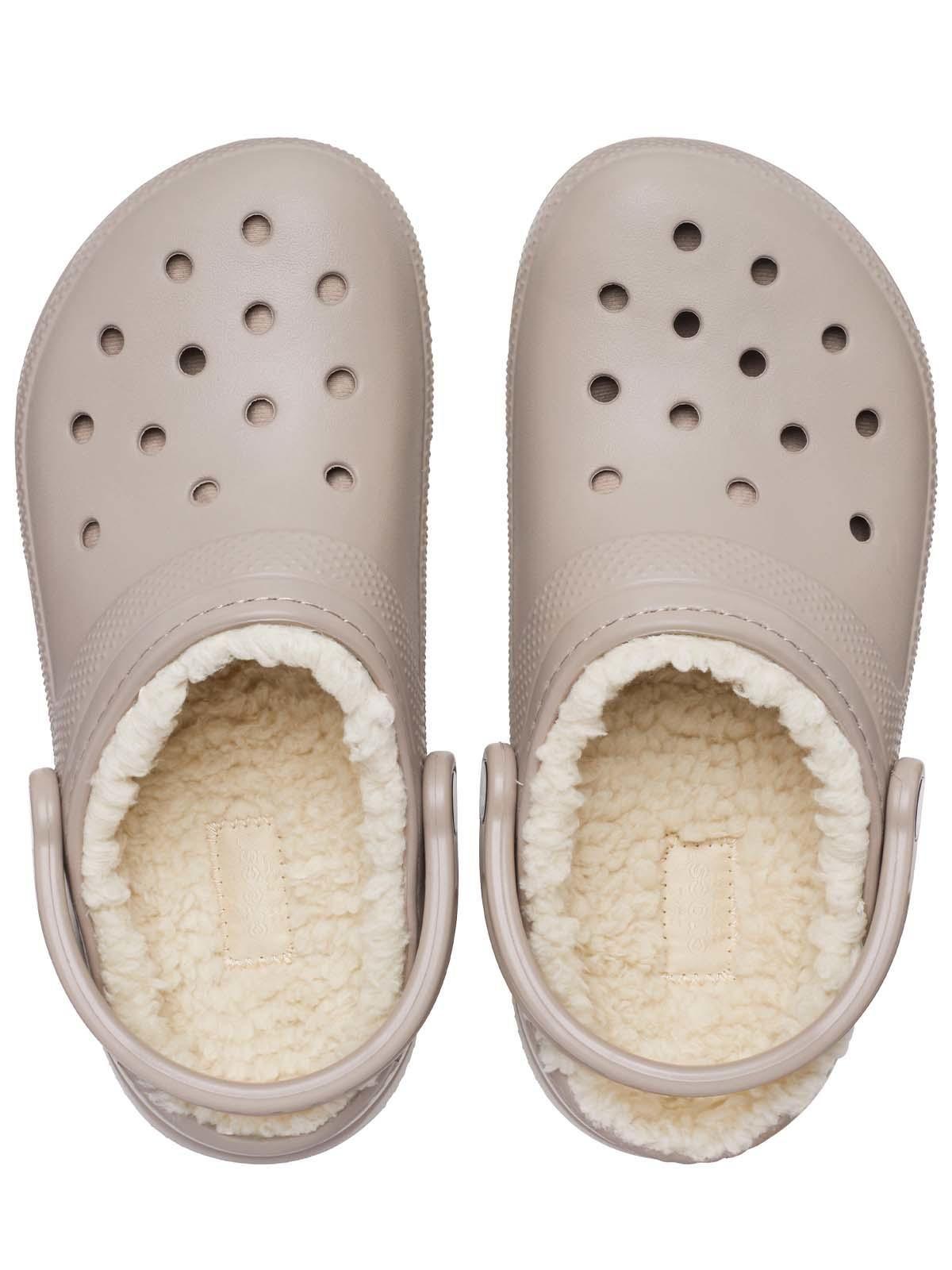 Zueco Crocs Mujer Classic Lined Chiporro Rosa-4