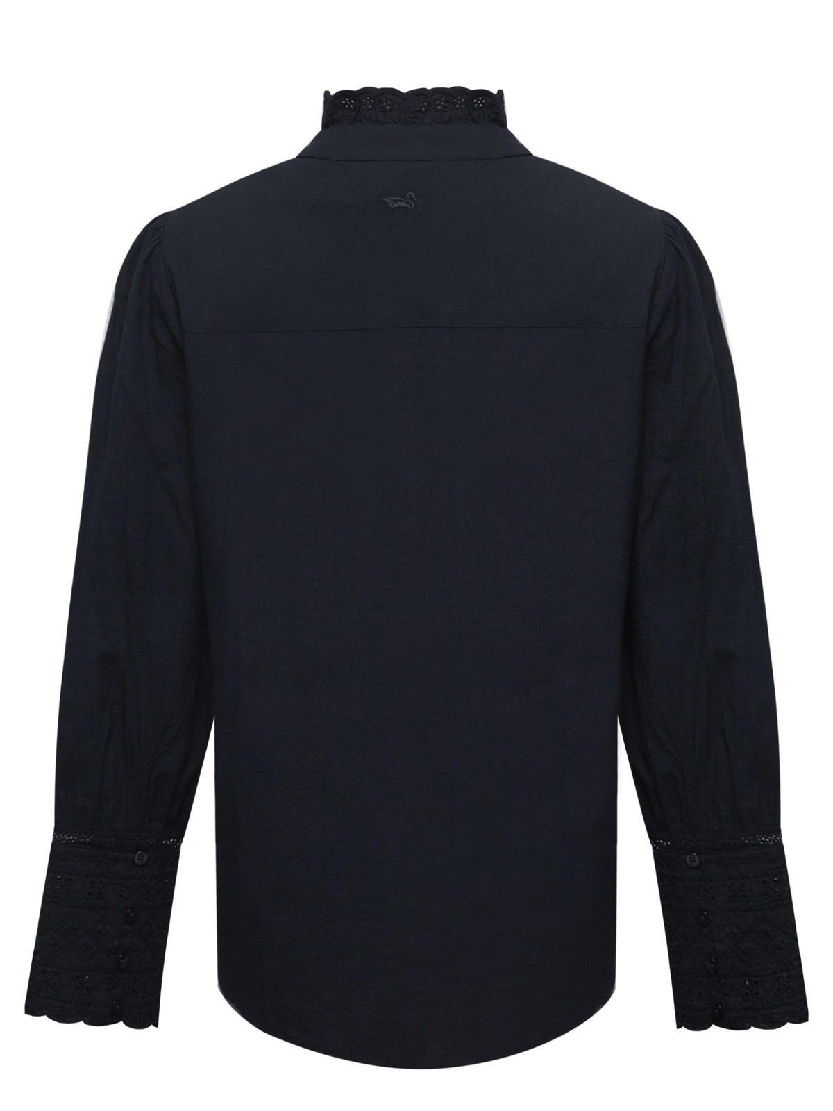 Blusa Algodón Orgánico Mujer Petunia Azul-1