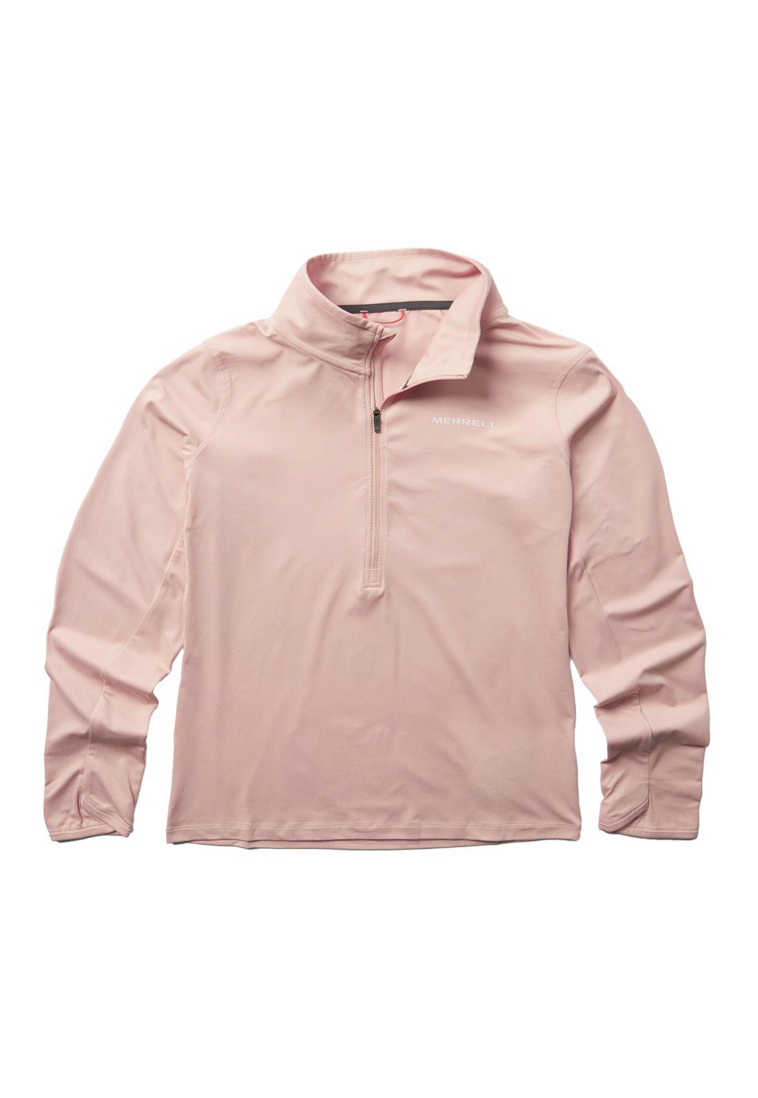 Polerón Mujer Betatherm 1/4 Zip Rosado-0