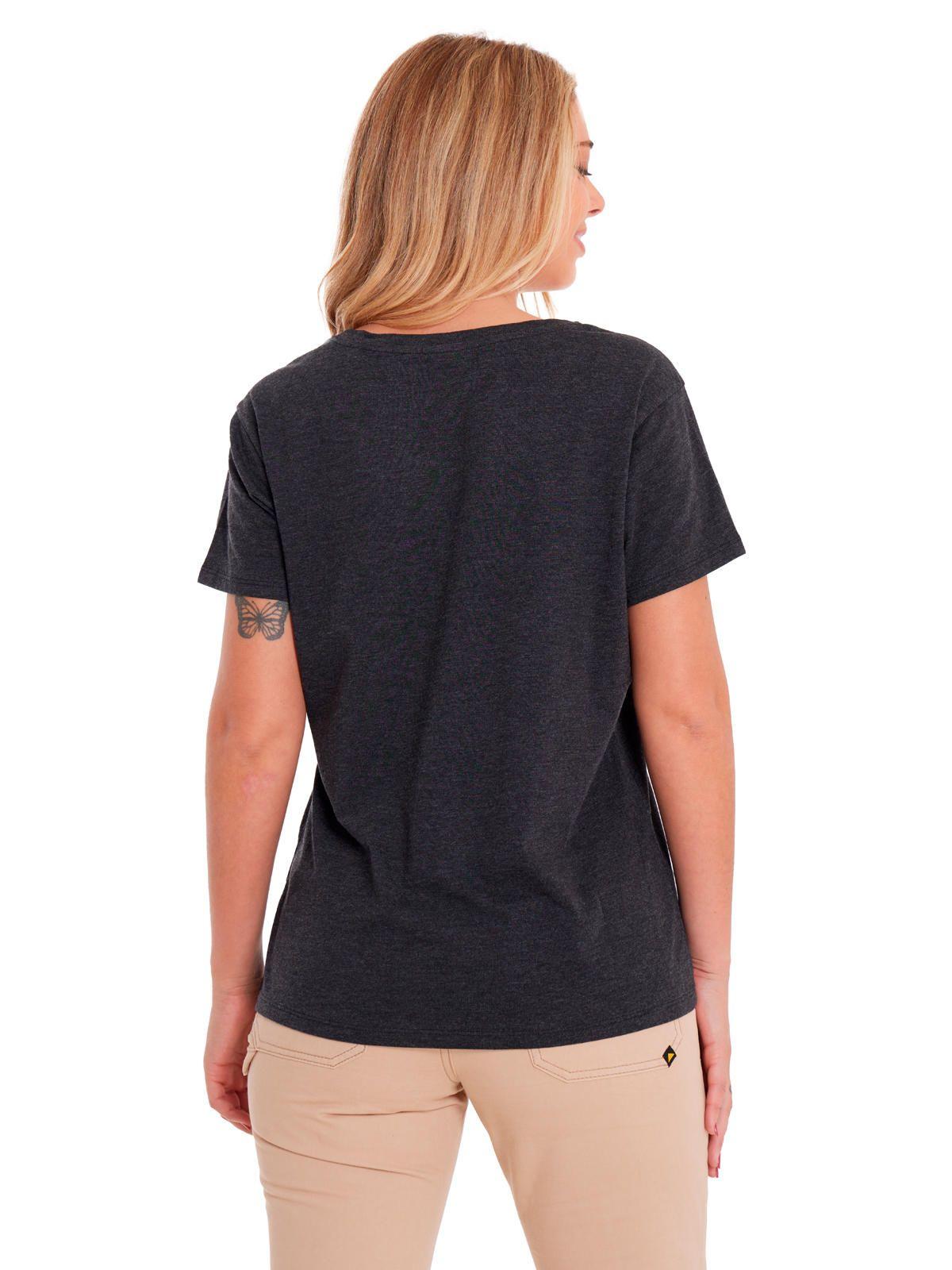 Polera Manga Corta Mujer Crew Graphic Tee 4 Negro-3