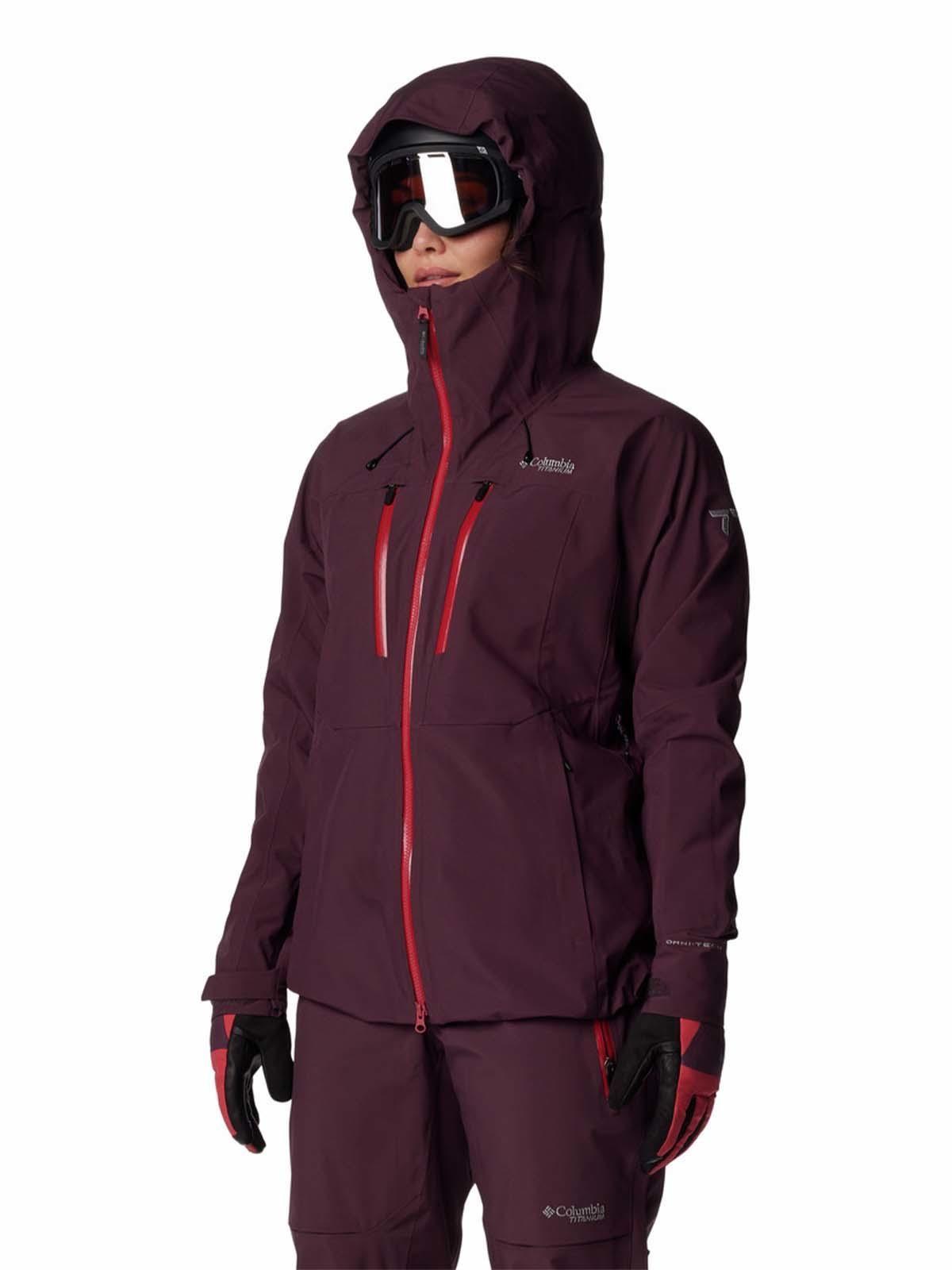 Cortaviento Mujer Platinum Peak Ii Ski Morado-1