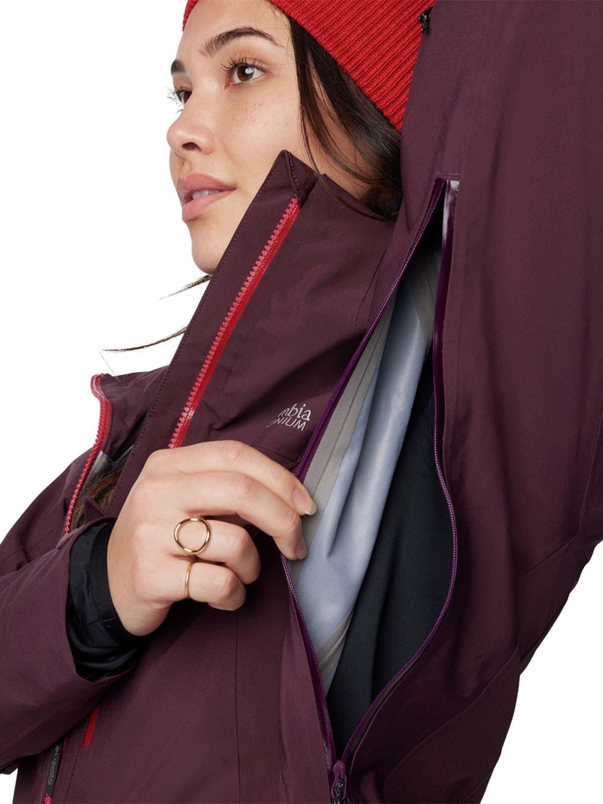 Cortaviento Mujer Platinum Peak Ii Ski Morado-6