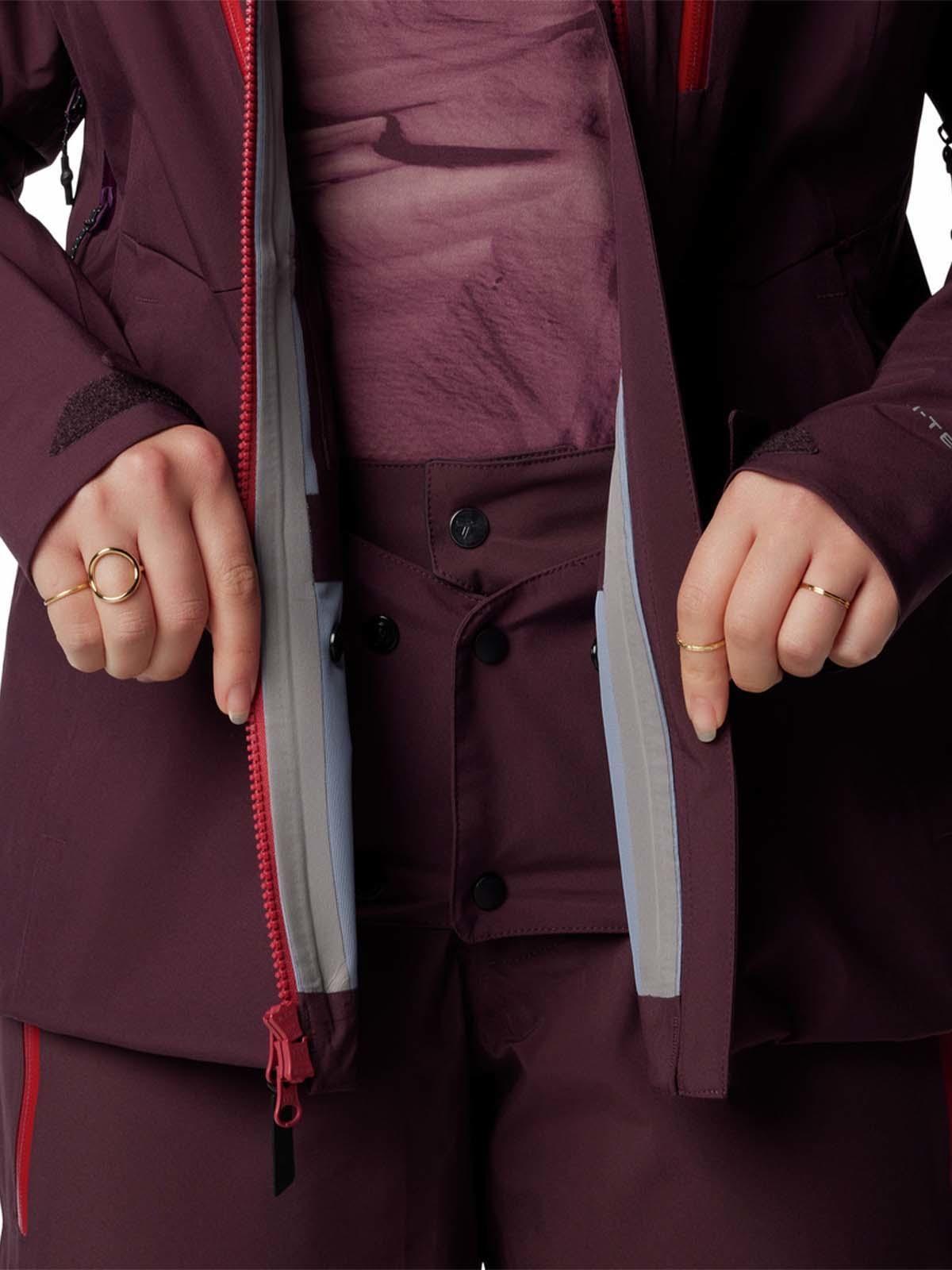 Cortaviento Mujer Platinum Peak Ii Ski Morado-8