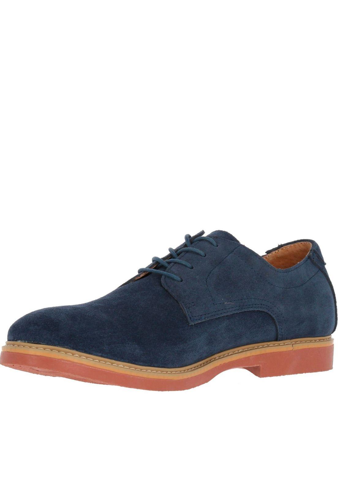 Zapato Cuero Masai Azul-1