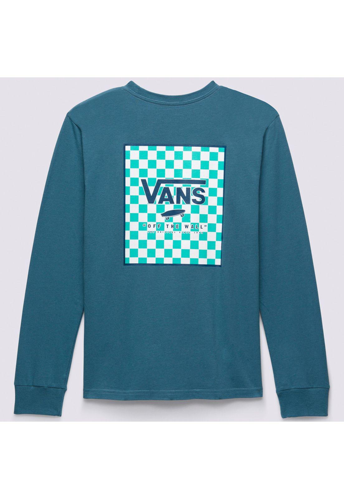 Polera Manga Larga By Print Box Back Ls Azul Niño-6