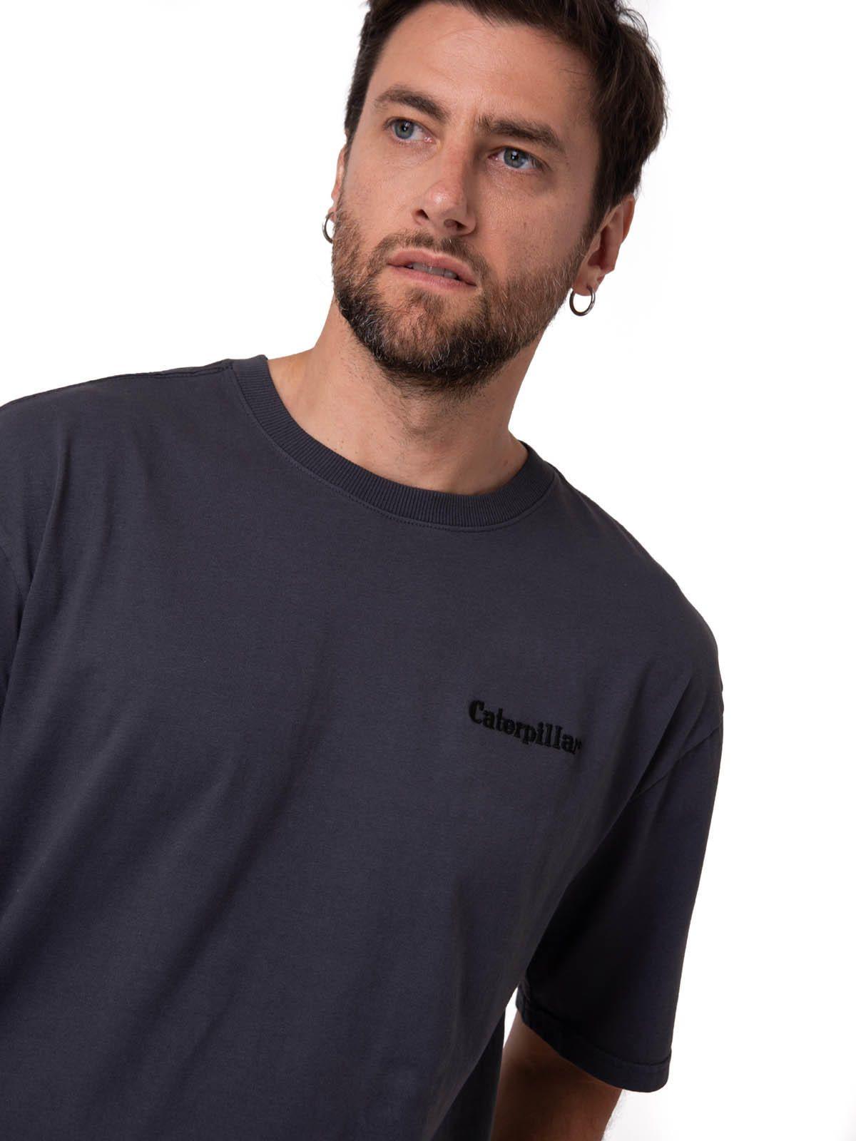 Polera Manga Corta Heavyweight Relaxed Negro-3