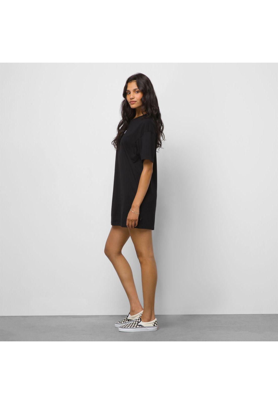 Vestido Wm Center Vee Tee Dr Negro Mujer-1