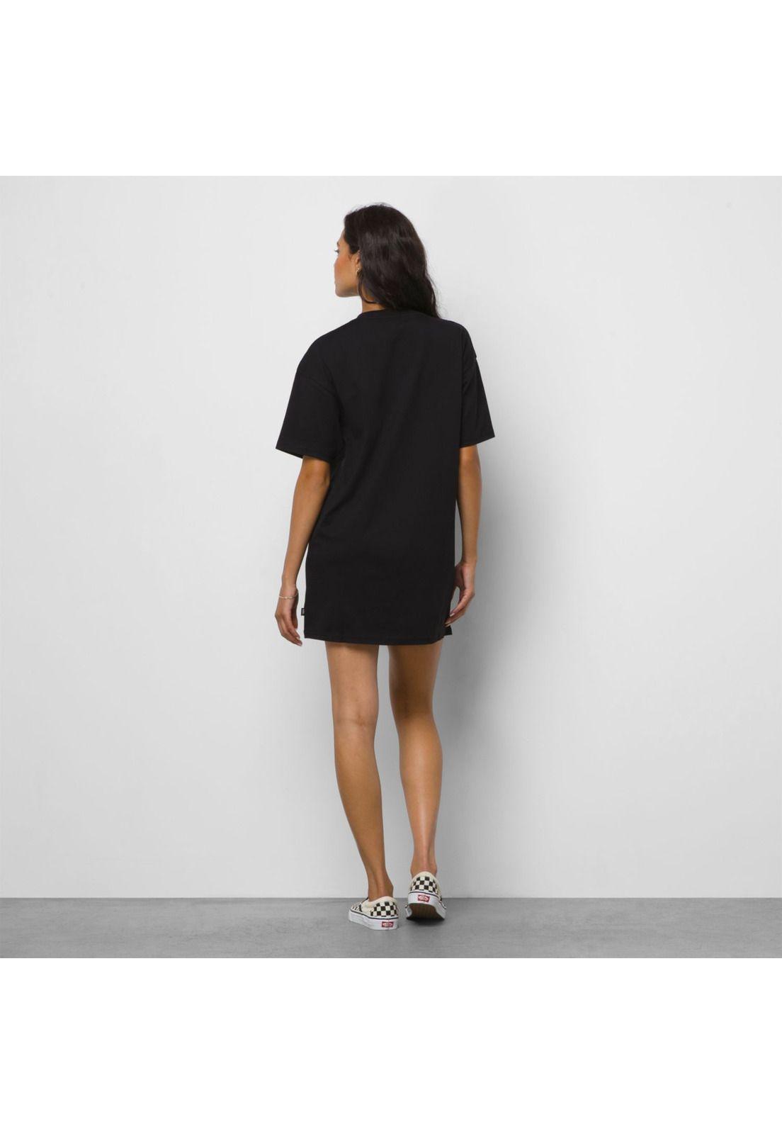 Vestido Wm Center Vee Tee Dr Negro Mujer-3