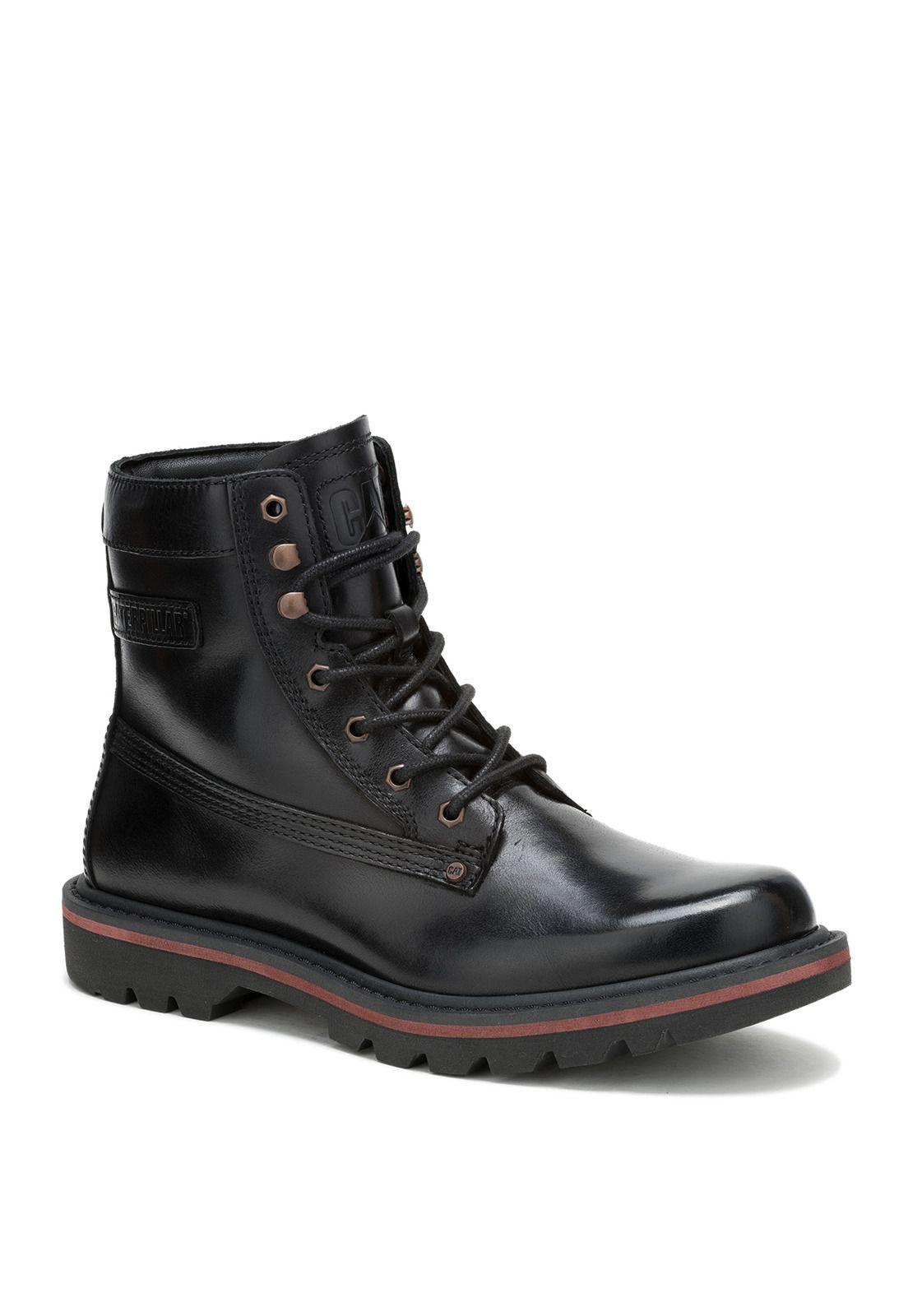 Botín Cuero Hombre Colorado Grader Waterproof Negro-0