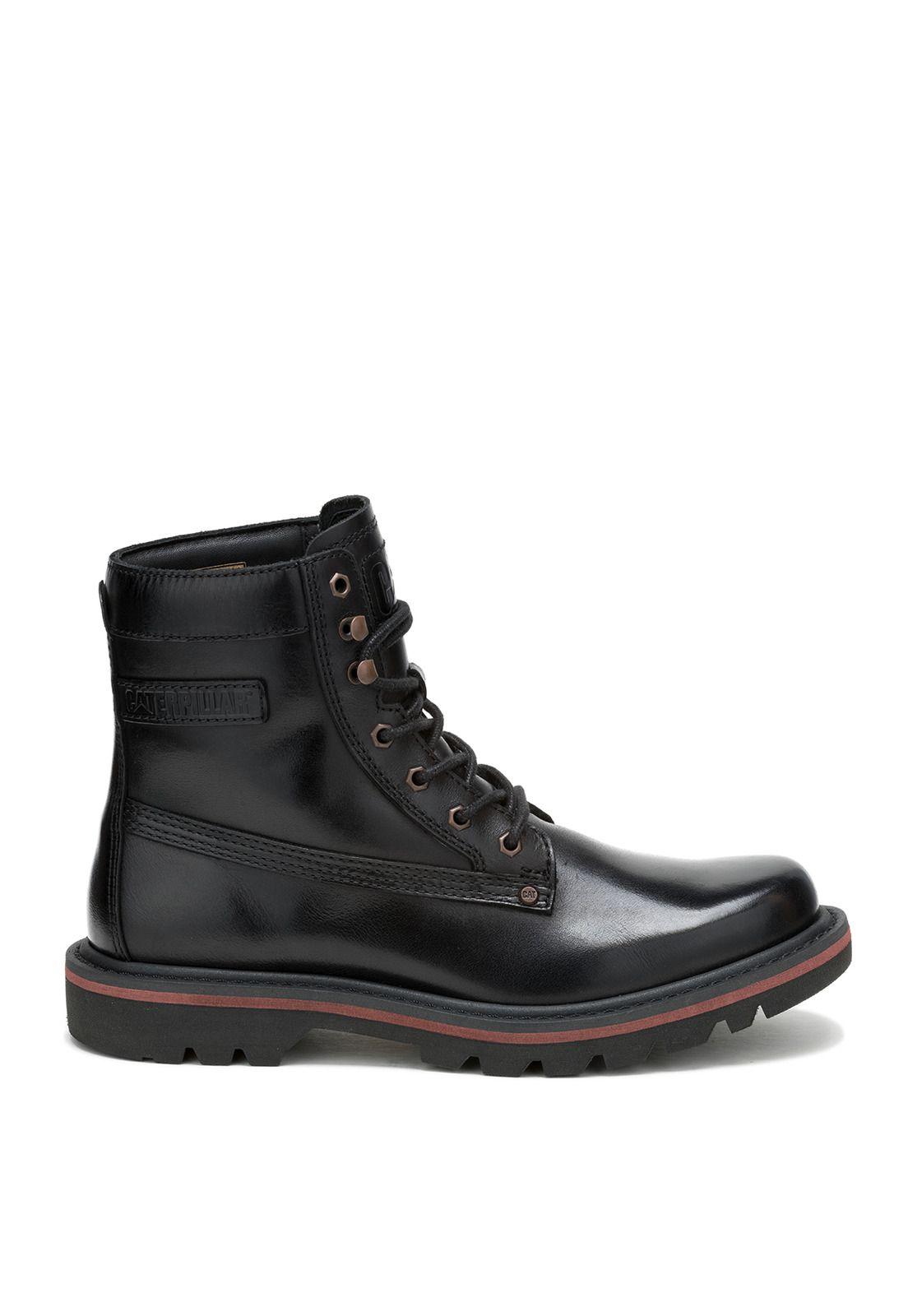 Botín Cuero Hombre Colorado Grader Waterproof Negro-1