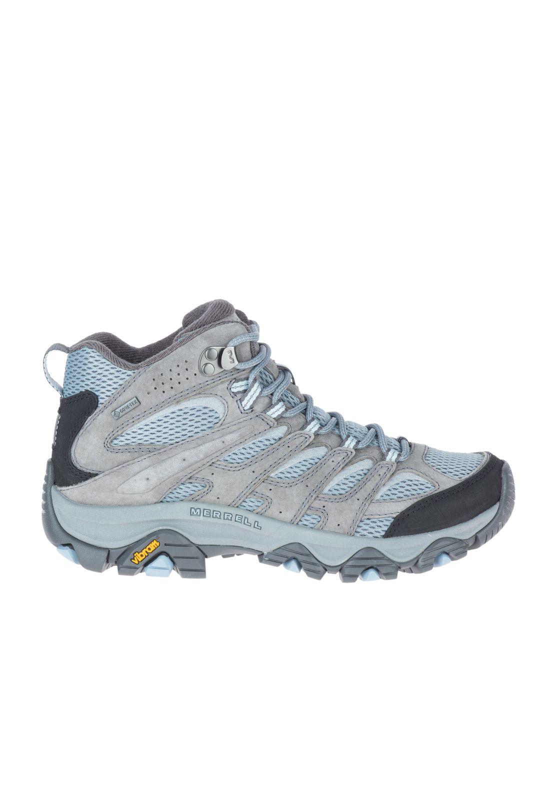 Botin Mujer Moab 3 Gore-Tex Gris Claro-0