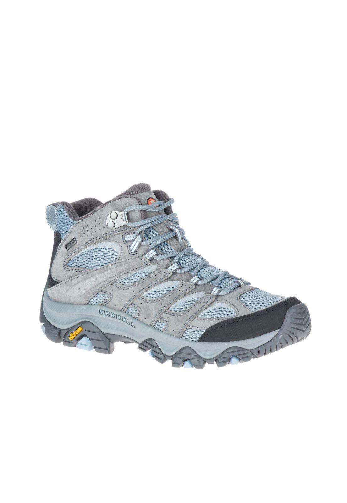 Botin Mujer Moab 3 Gore-Tex Gris Claro-1