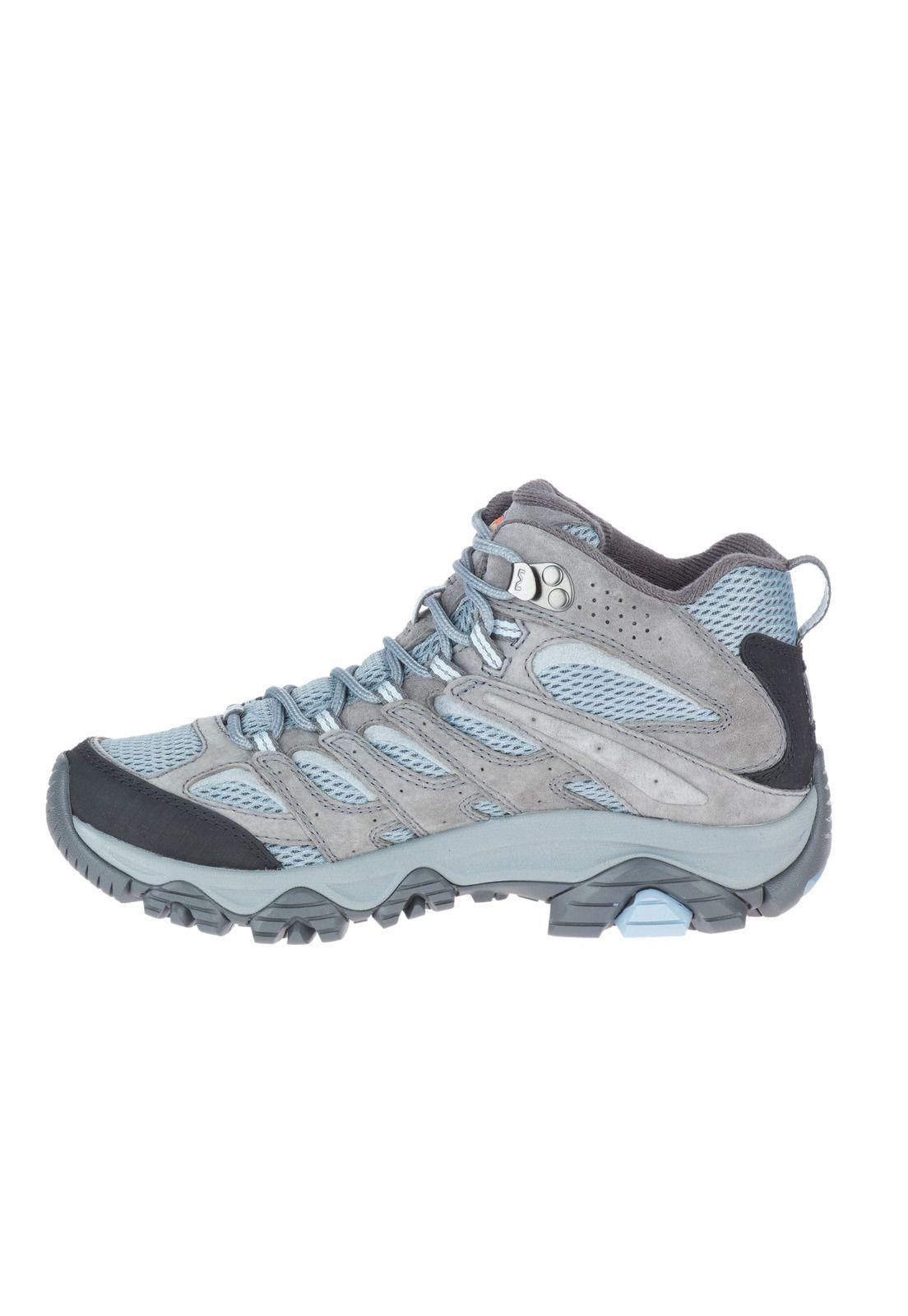 Botin Mujer Moab 3 Gore-Tex Gris Claro-3