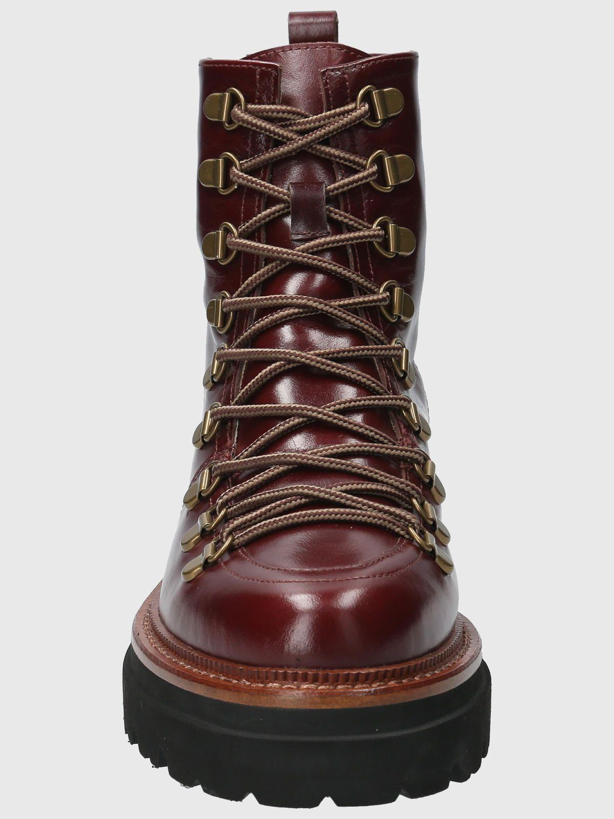 Botin Cuero Mujer Pardoner Rojo-3