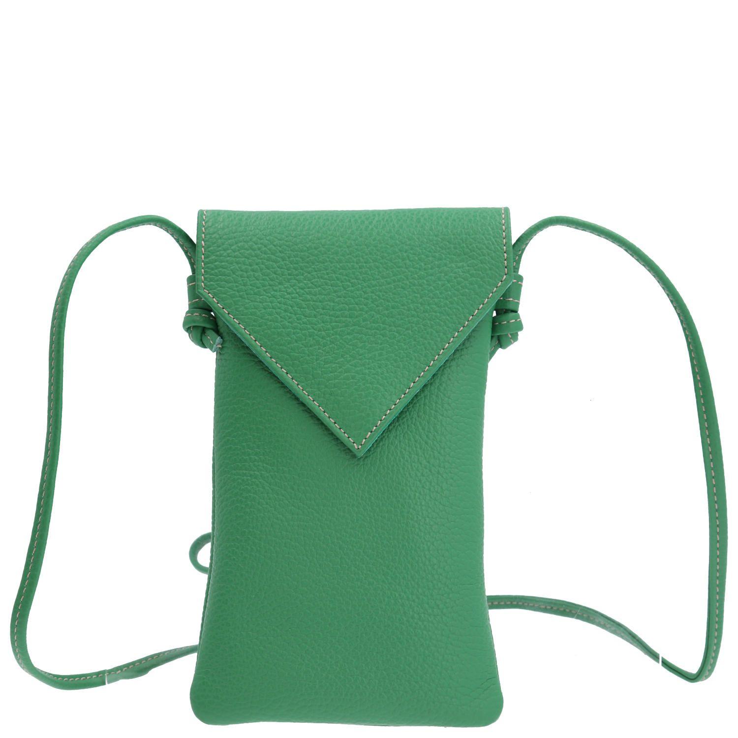 Cartera Cuero Mujer Manarola Cross Verde-0