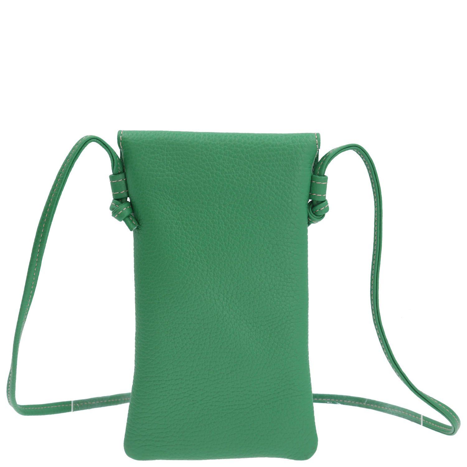 Cartera Cuero Mujer Manarola Cross Verde-1