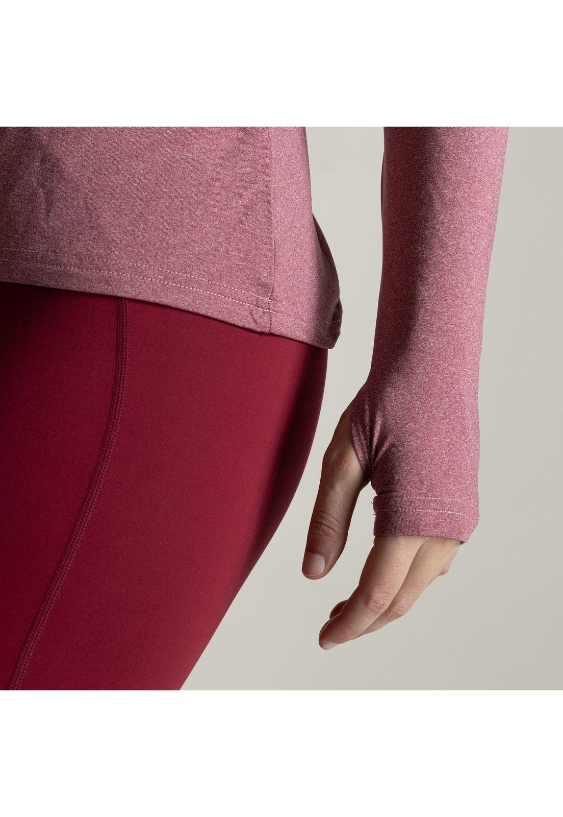 Polera ML Mujer First Layer Rosado-4