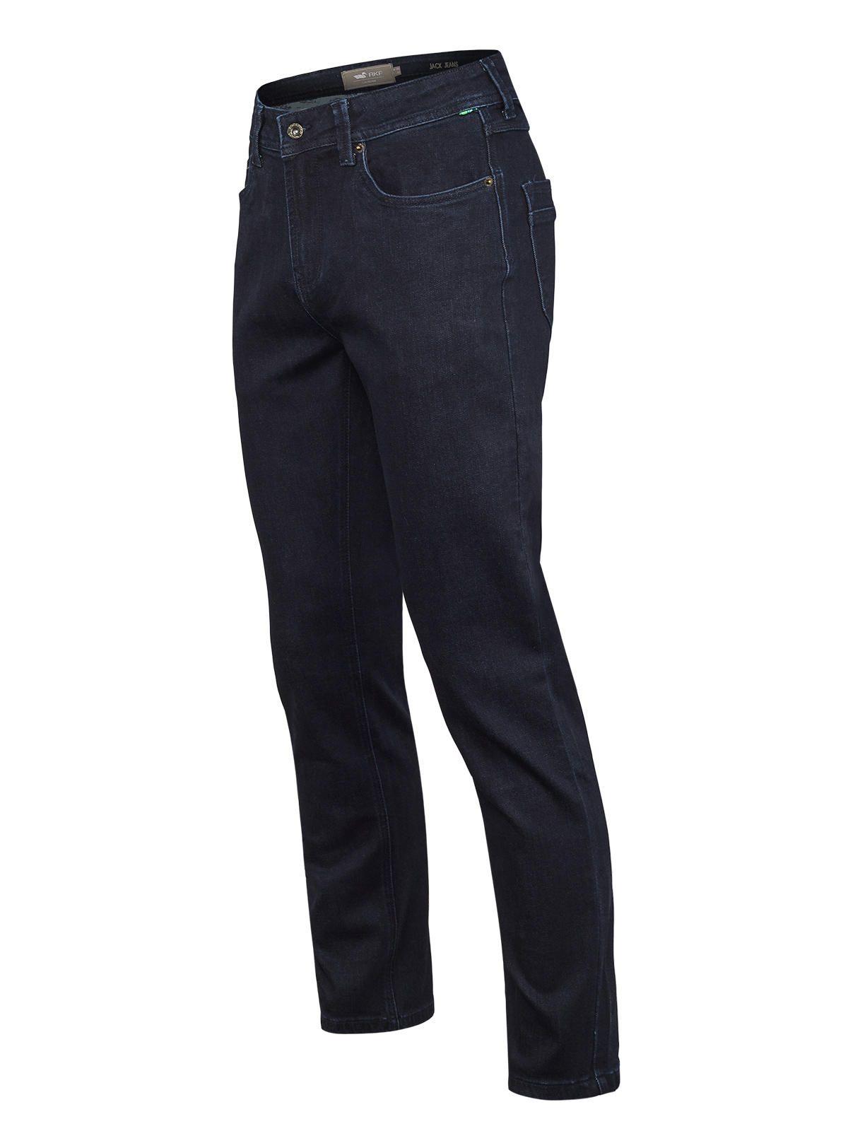 Jeans Algodón Hombre Jack Azul Oscuro-0