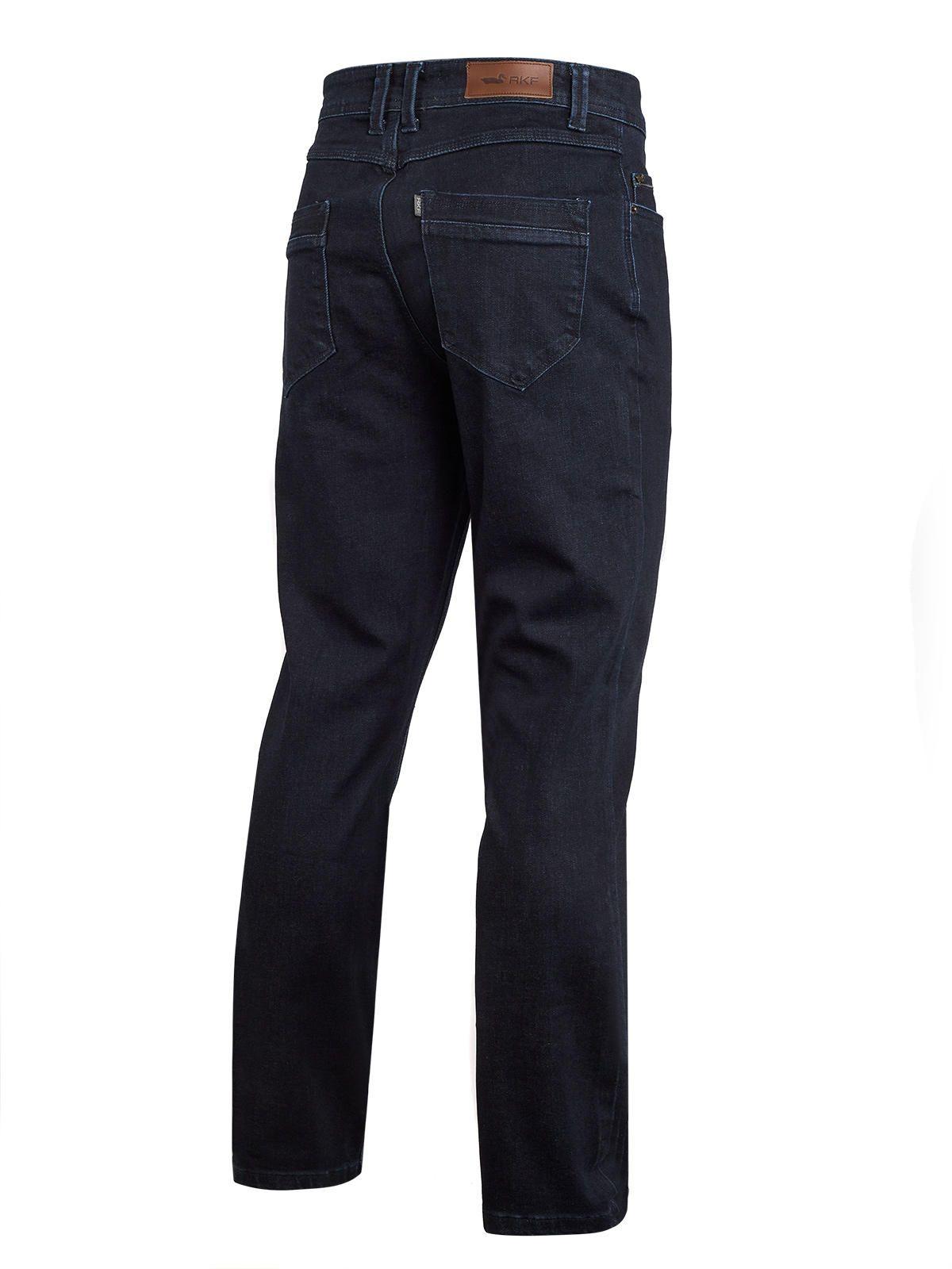 Jeans Algodón Hombre Jack Azul Oscuro-1