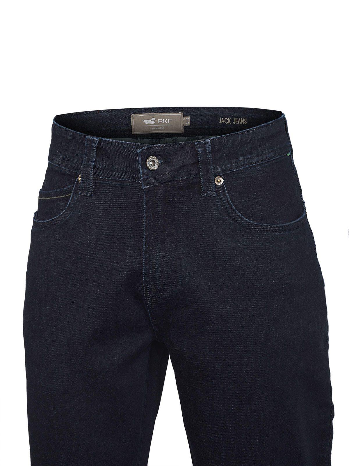 Jeans Algodón Hombre Jack Azul Oscuro-3