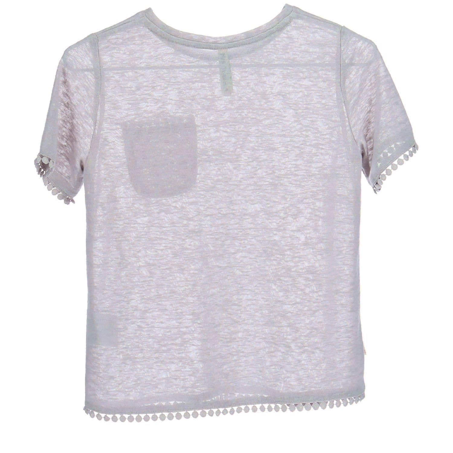 Polera M/C Lino Gs19-Tsh/Frutilla Morado-1