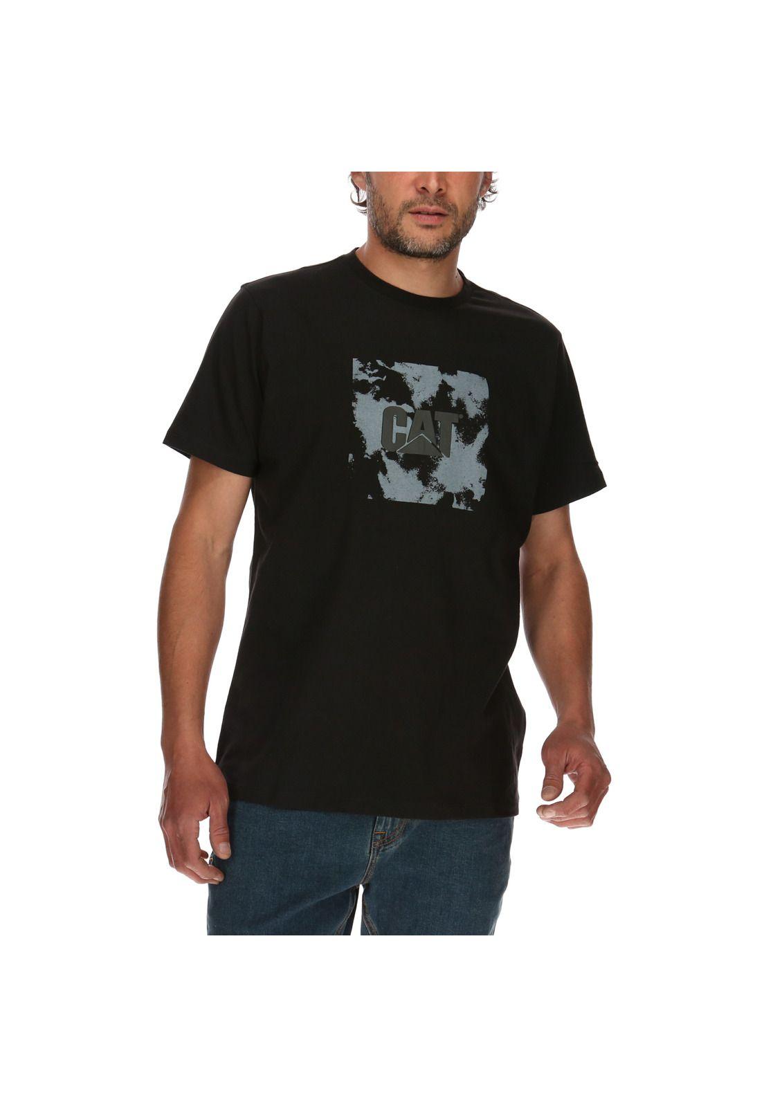 Polera Hombre Origin Stencil Negro-0