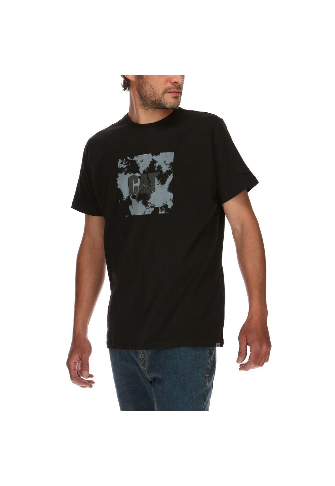 Polera Hombre Origin Stencil Negro-1