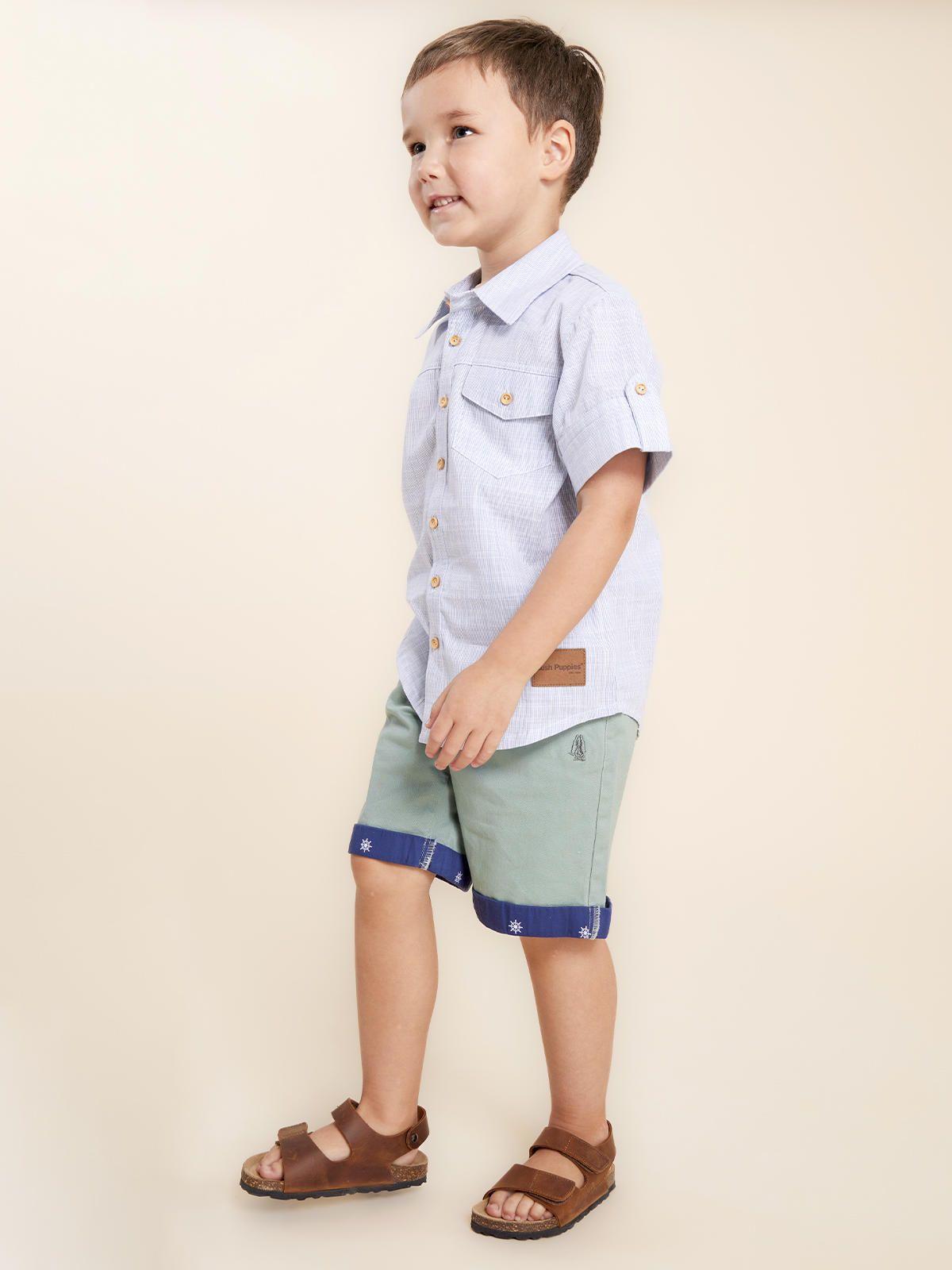 Sandalia Cuero Café Niño Caleb  (28-34)-3