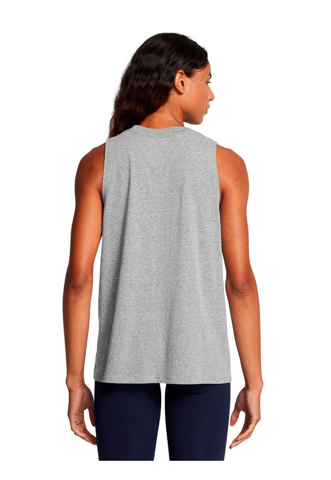Polera sin mangas Lifestyle  mujer Rival Muscle gris -4