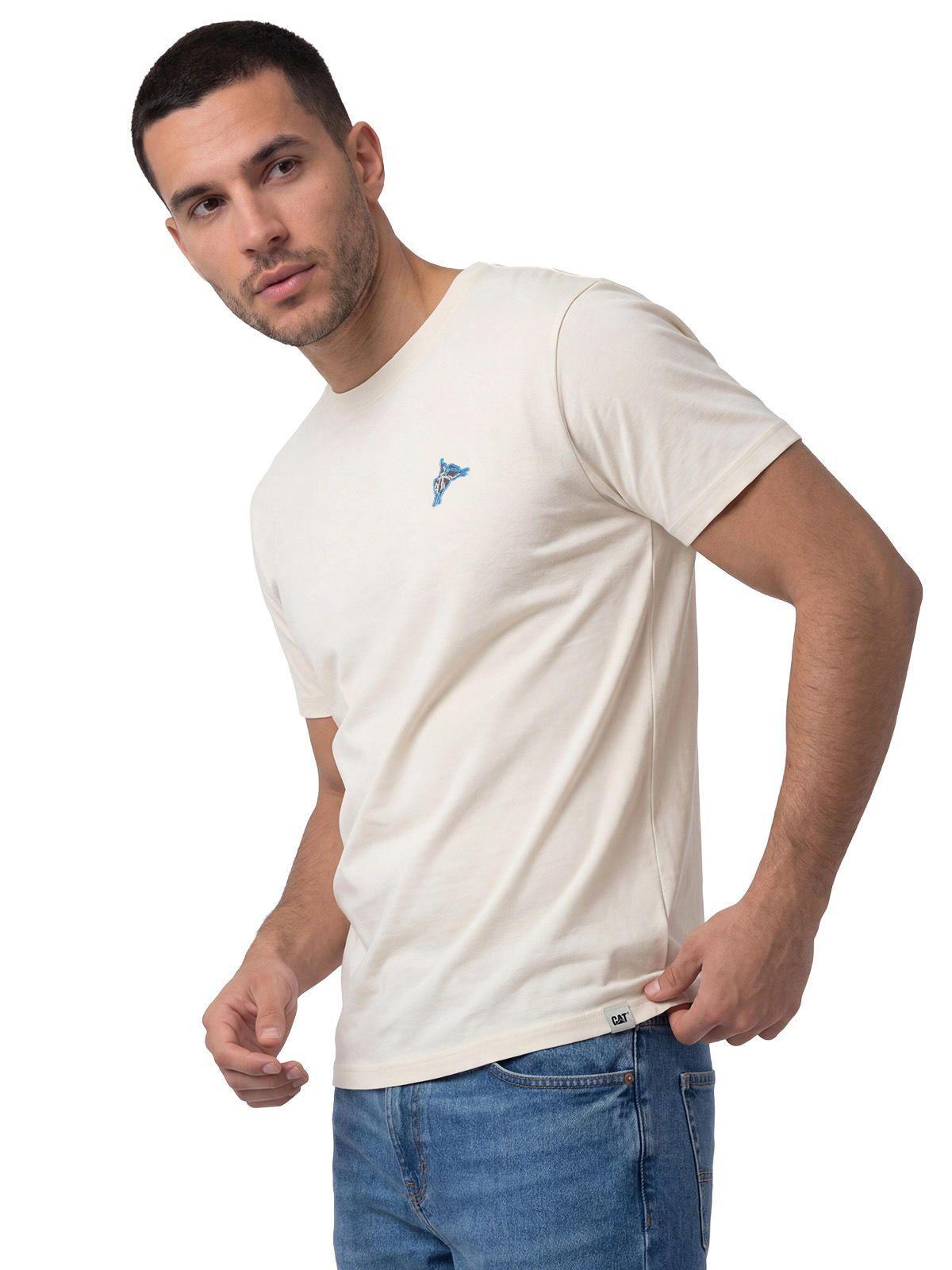 Polera Manga Corta Hombre Western Blanco-0
