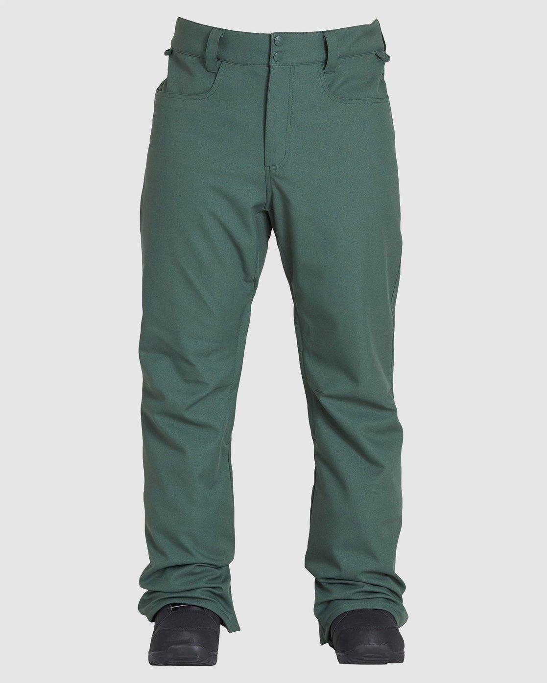 Pantalón De Ski Hombre Outsider Verde-1
