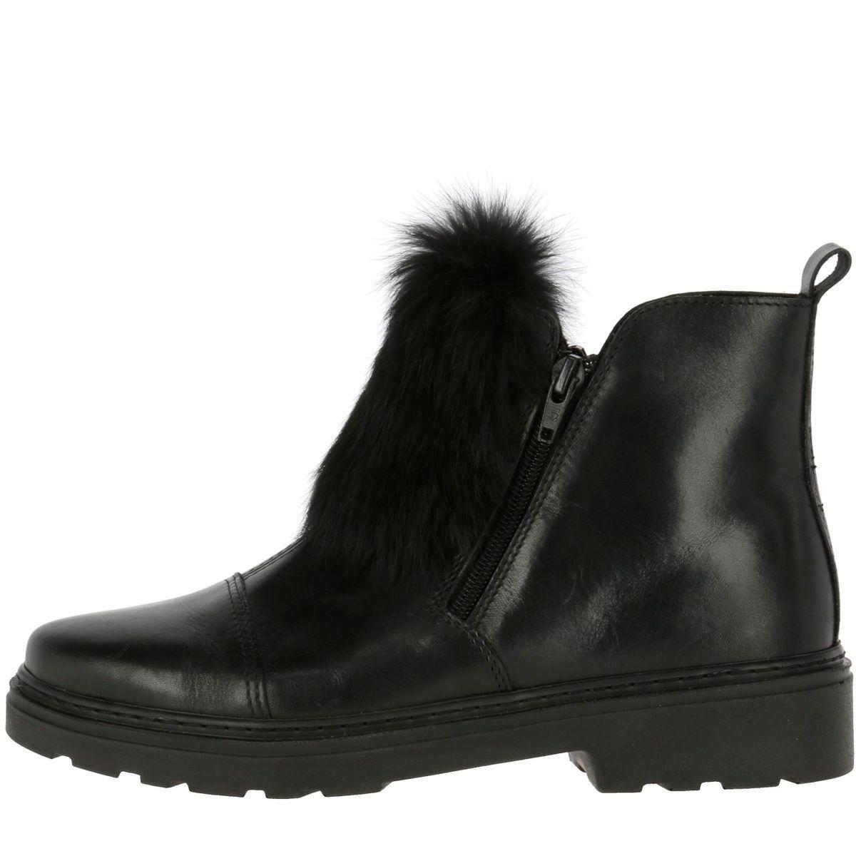 Botin Cuero Mujer Dox Negro-2
